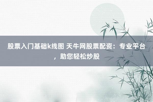股票入门基础k线图 天牛网股票配资：专业平台，助您轻松炒股